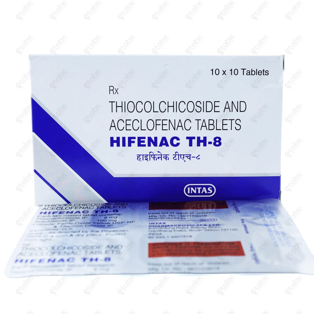 Hifenac TH 8mg Tablet 10's