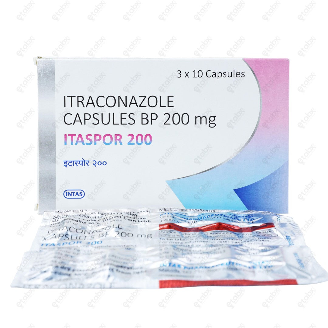 Itaspor 200mg Capsules 10's