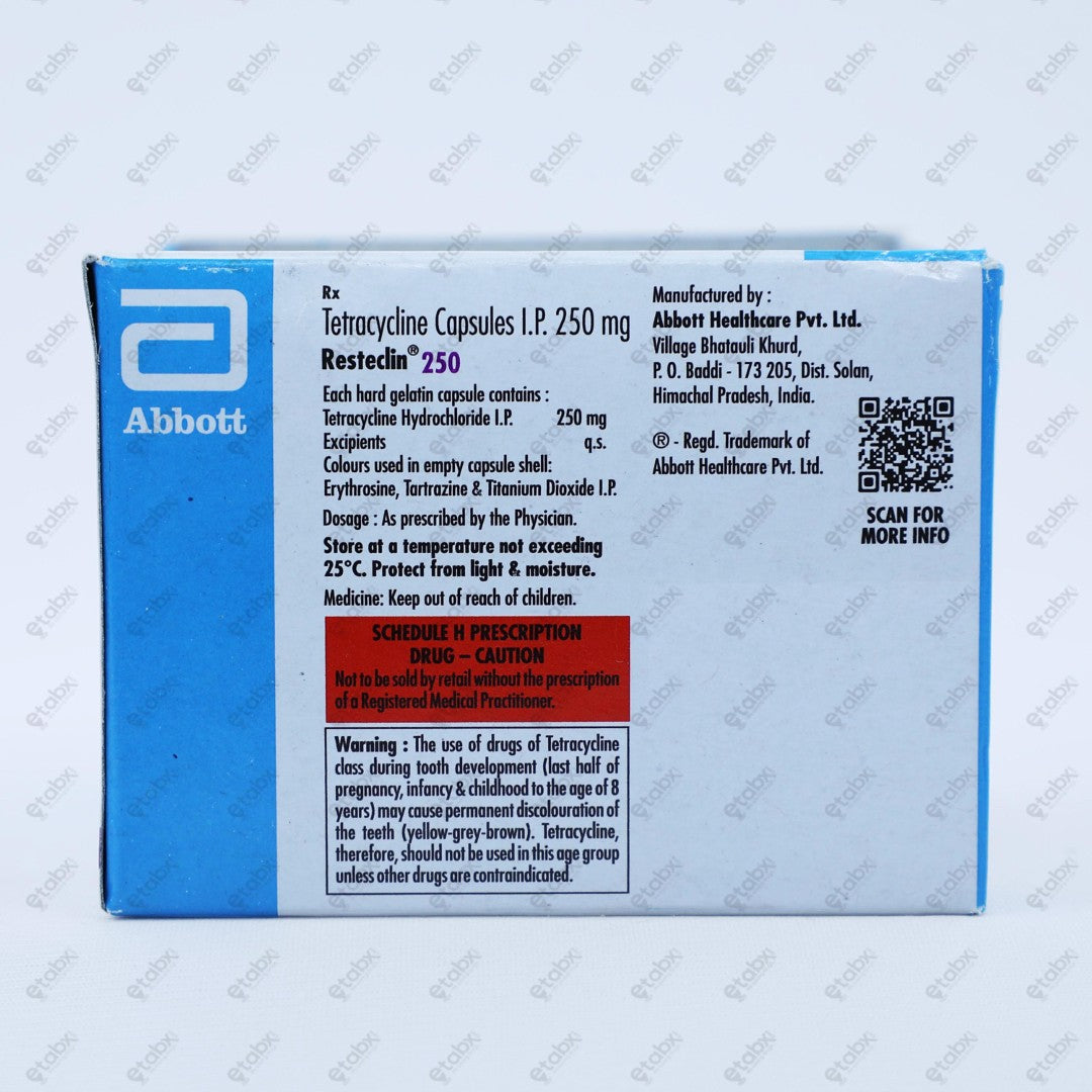 Resteclin 250mg Capsule 10's