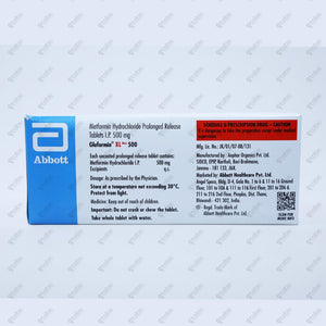 GLUFORMIN XL 500mg Tablet