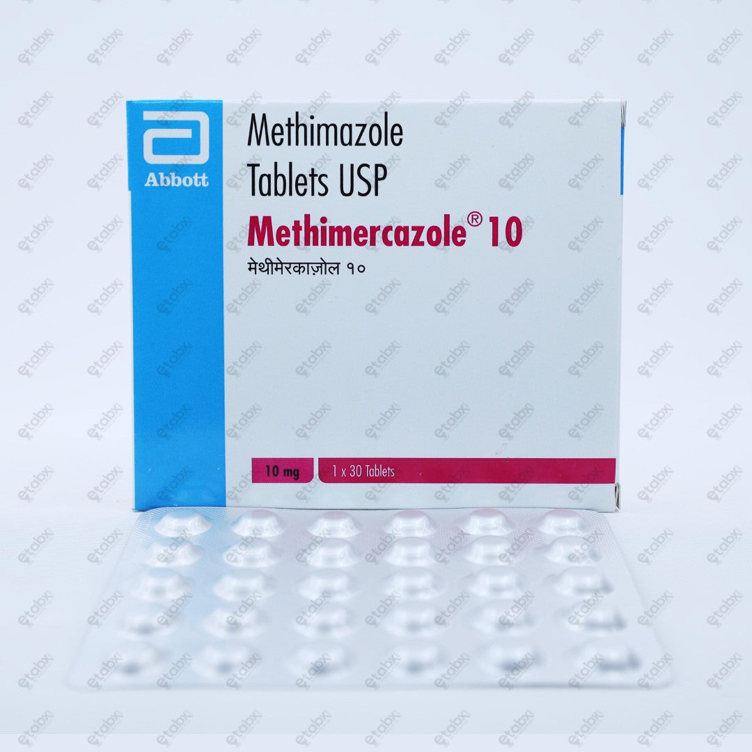 Methimercazole 10mg Tablet 30's