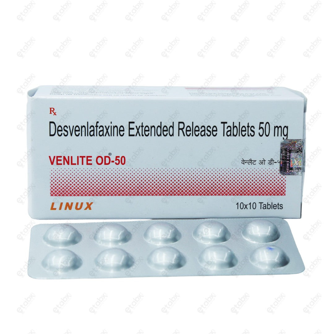 Venlite OD 50 Tablet 10's