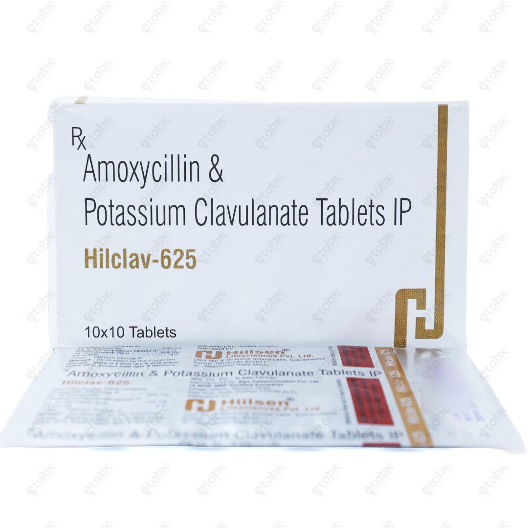 HILCLAV 625 Tablet 10's