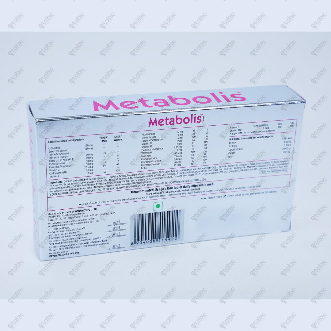 Metabolis Tablet 30's