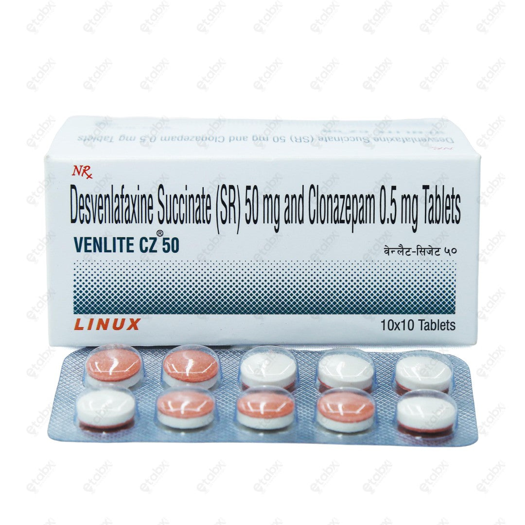 VENLITE CZ 50mg Tablet 10