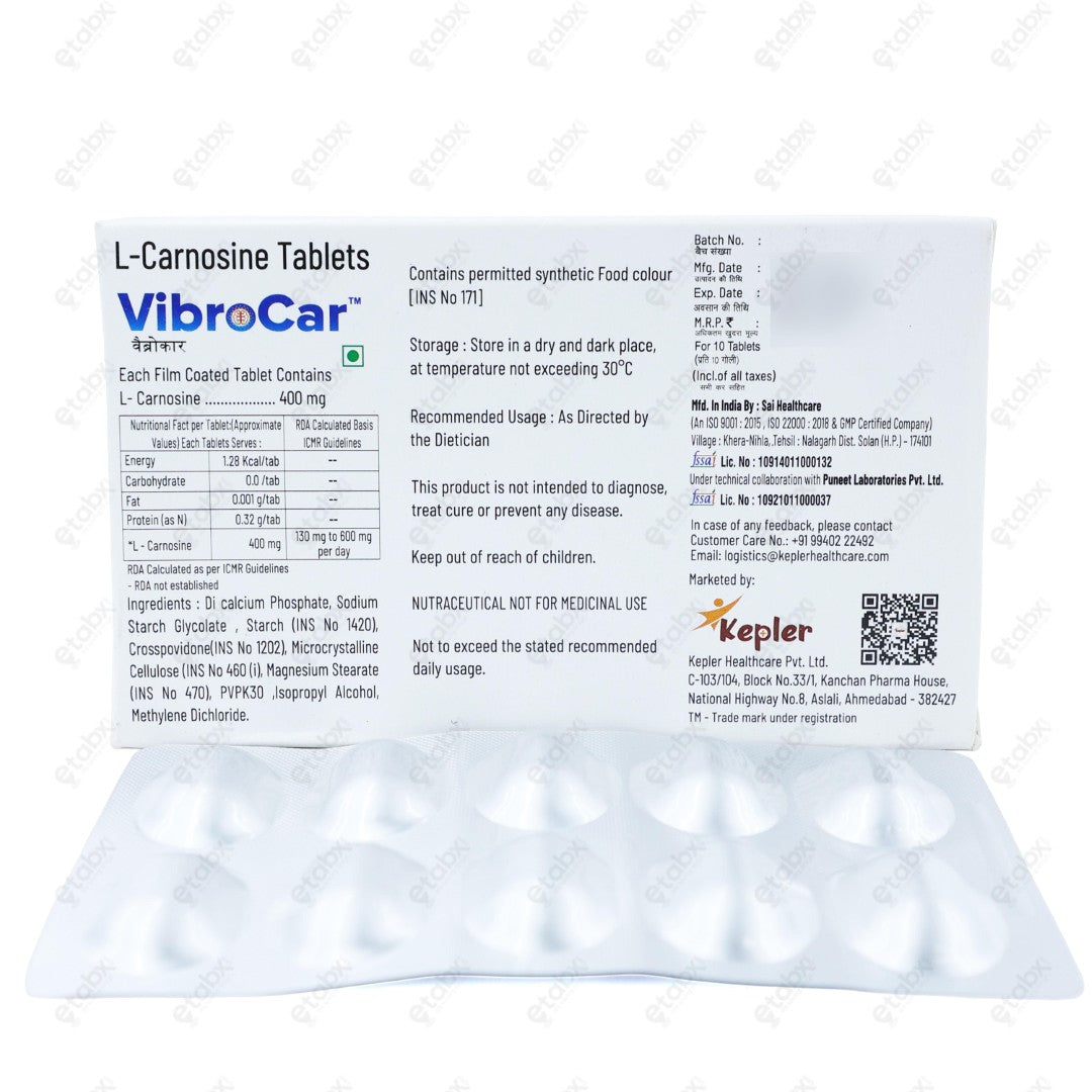 Vibrocar Tablets 10s