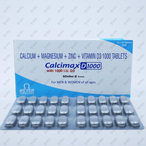 Calcimax D 1000 Tablet 30's