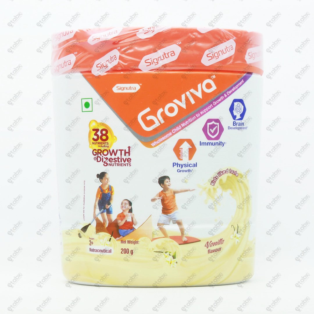 Groviva Vanilla Child Nutrition Powder 200 g