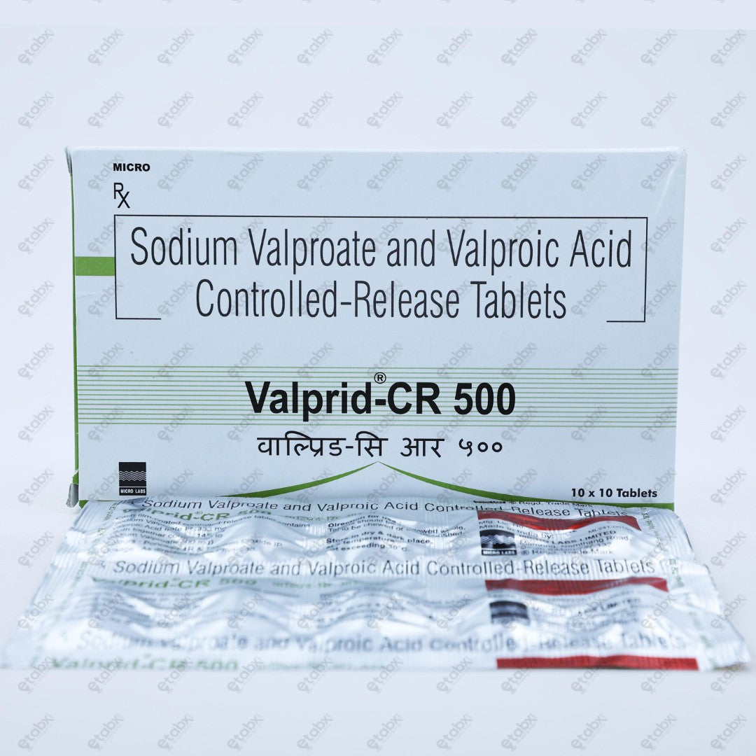 Valprid CR 500mg Tablets (10's)