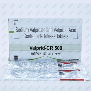 Valprid CR 500mg Tablets (10's)