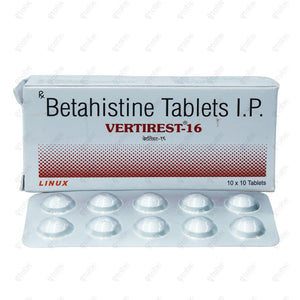 Vertirest 16mg Tablet 10's