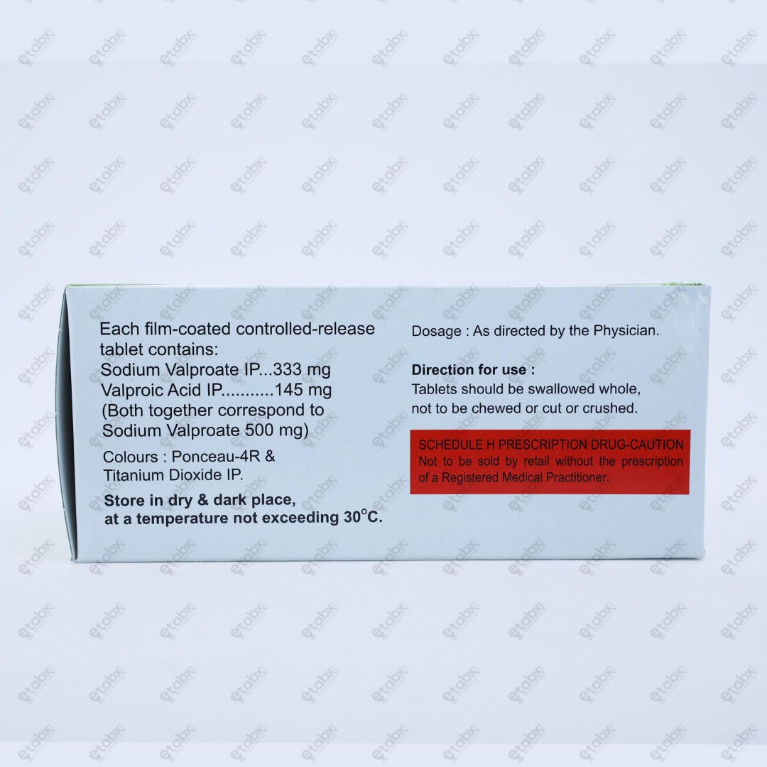 Valprid CR 500mg Tablets (10's)