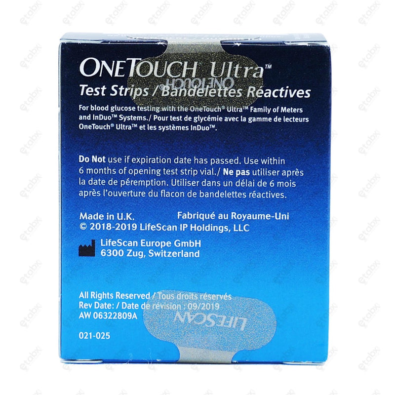 One Touch Ultra Test Strips 25