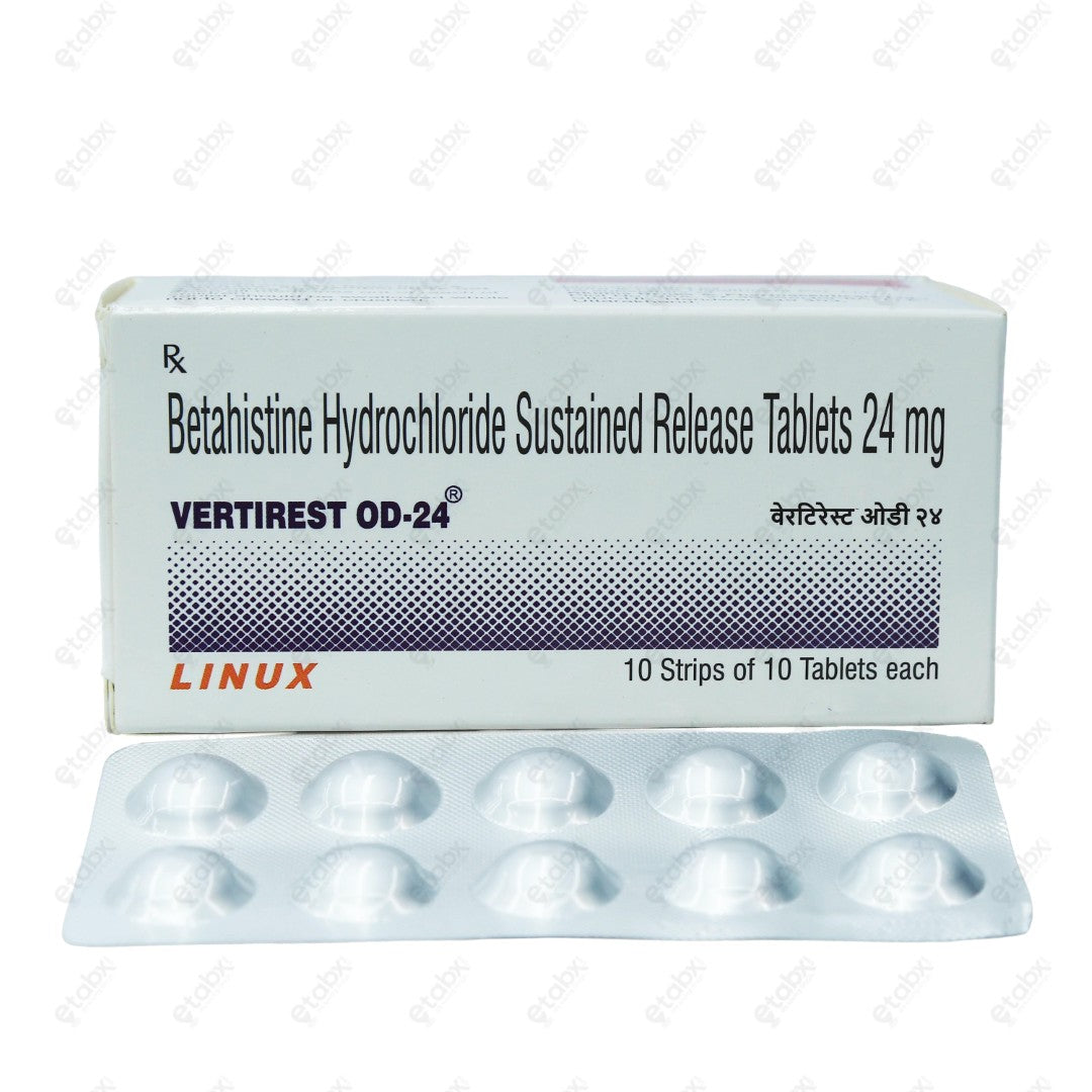 Vertirest OD 24 Tablet 10's