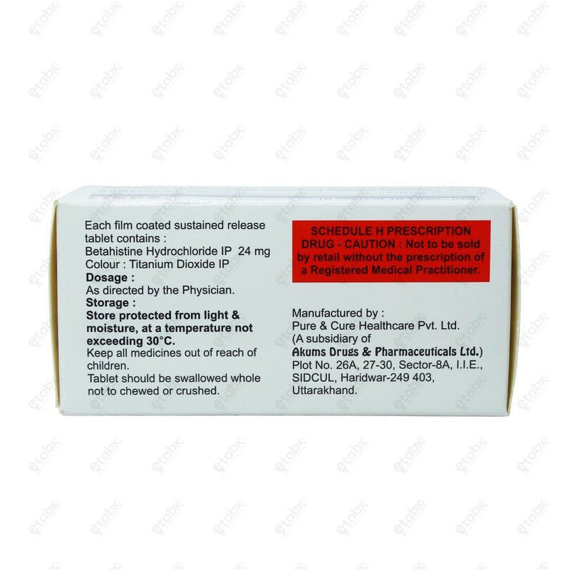 Vertirest OD 24 Tablet 10's