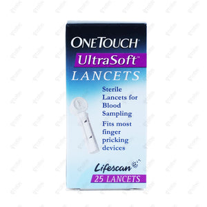 One Touch Ultra Soft Lancets 25's