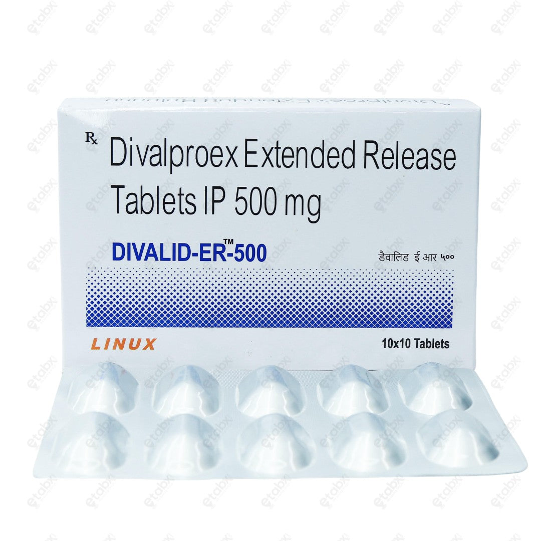 Divalid ER 500mg Tablet 10's