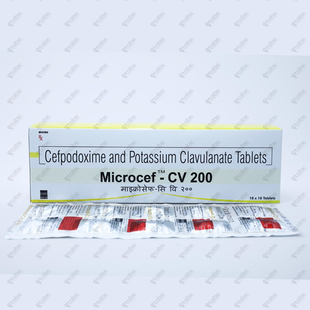 Microcef CV 200mg Tablet