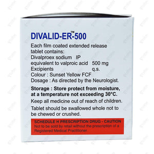Divalid ER 500mg Tablet 10's