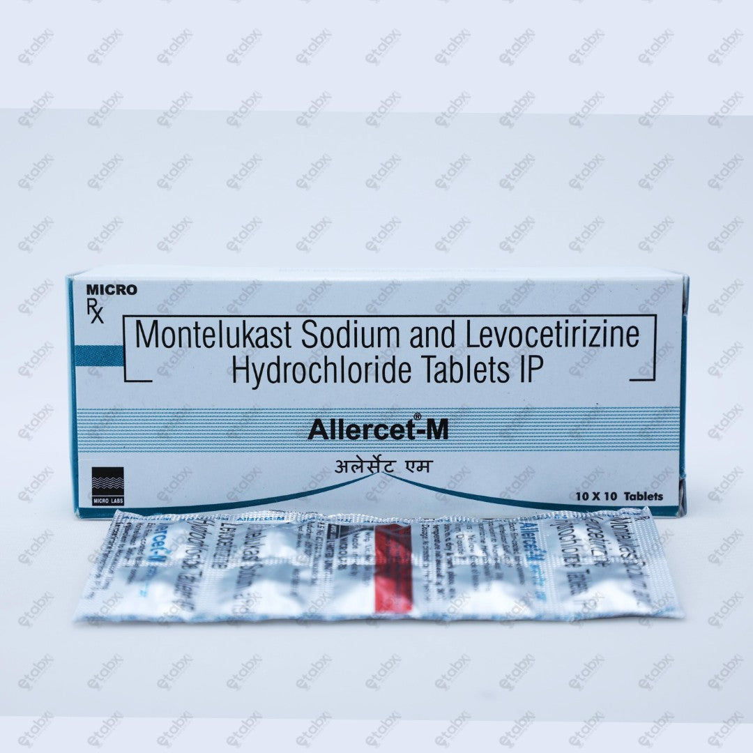 Allercet M Tablets 10's