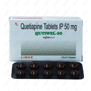 Qutiwel 50mg Tablets 10'S