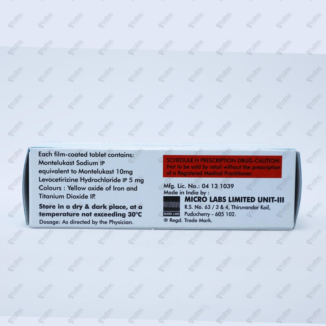 Allercet M Tablets 10's