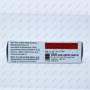 Allercet M Tablets 10's