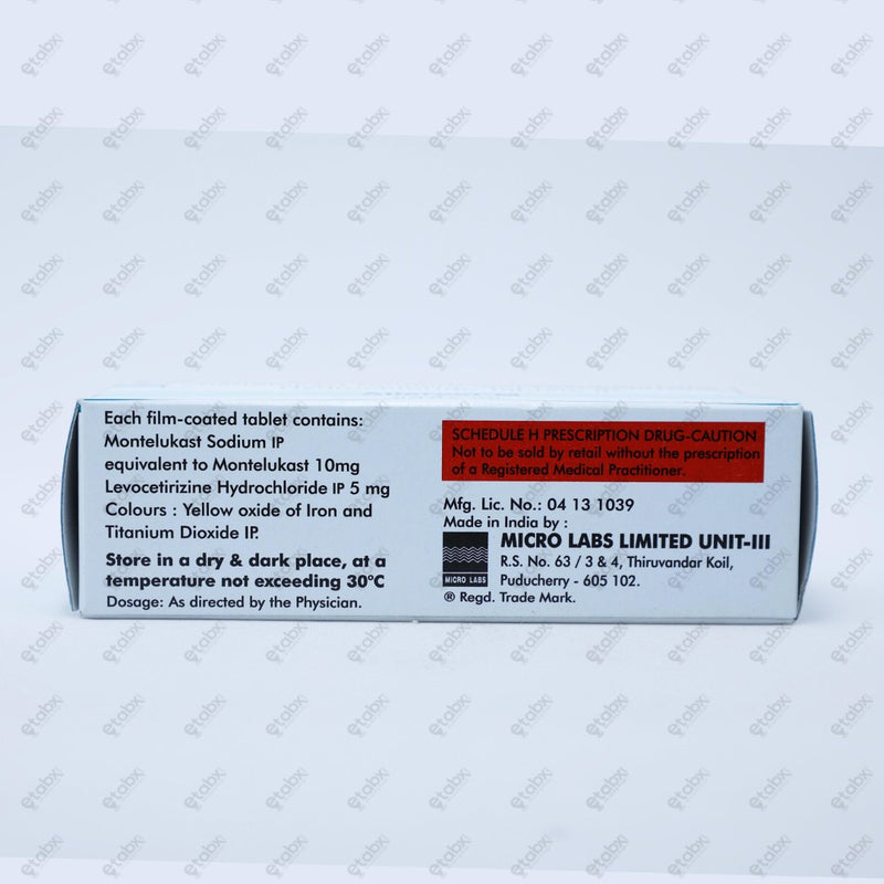 Allercet M Tablets 10's