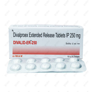 Divalid ER 250mg Tablet 10's