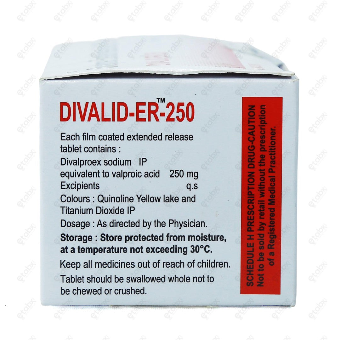 Divalid ER 250mg Tablet 10's