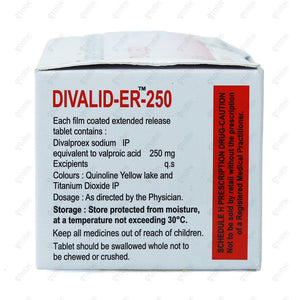 Divalid ER 250mg Tablet 10's