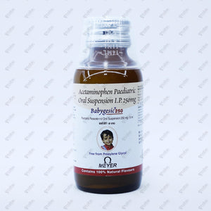 Babygesic 250mg Suspension 60ml