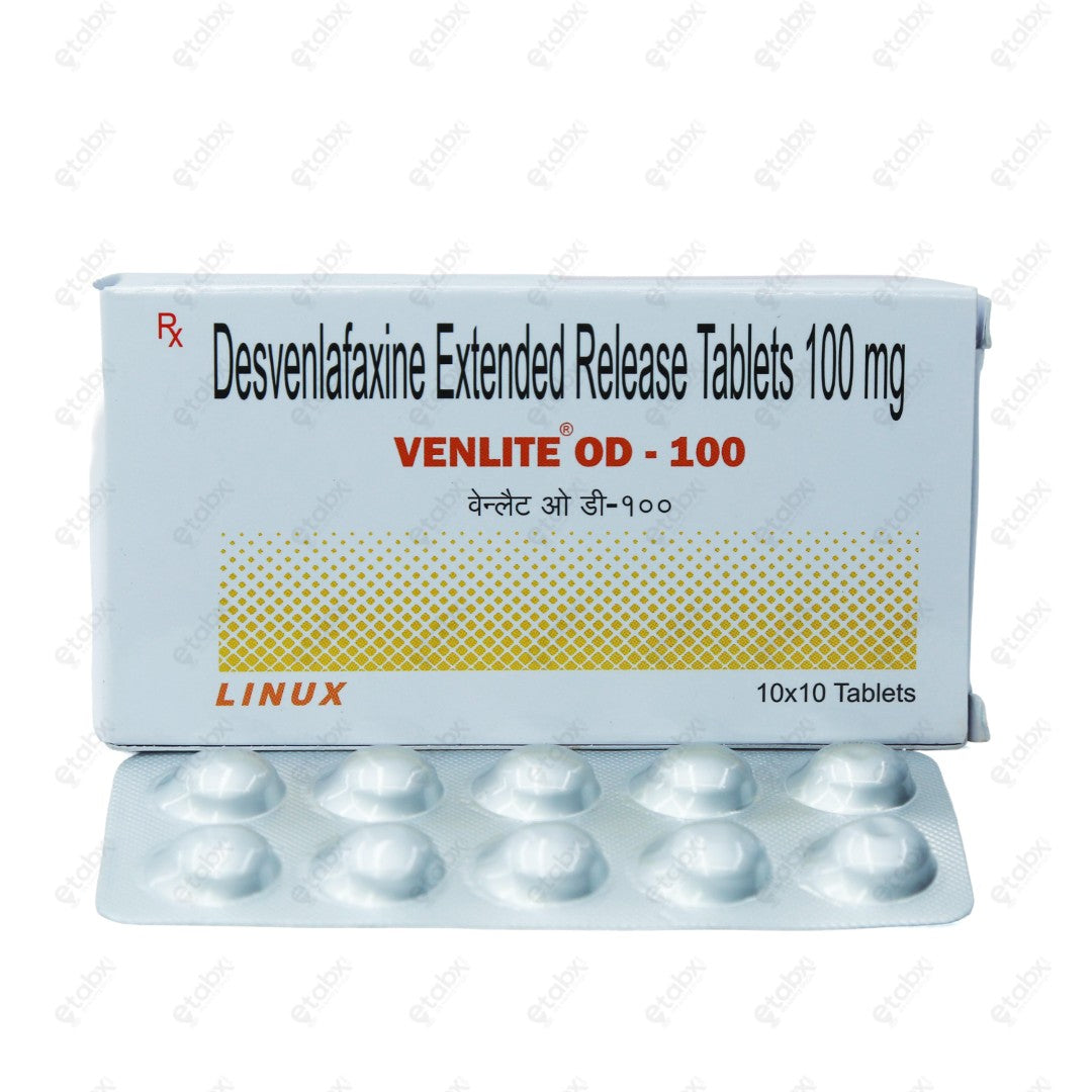Venlite OD 100mg Tablet 10's