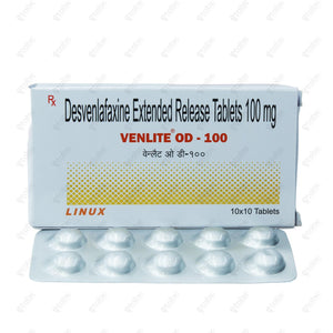 Venlite OD 100mg Tablet 10's