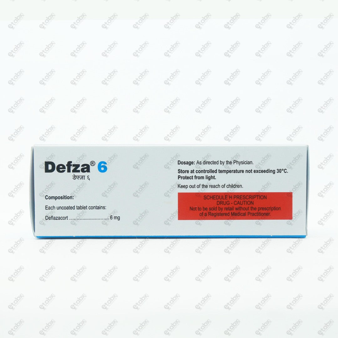 Defza 6mg Tablet 10's