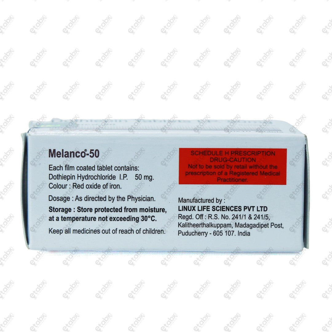 Melanco 50mg Tablet 10's