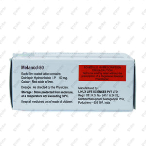 Melanco 50mg Tablet 10's