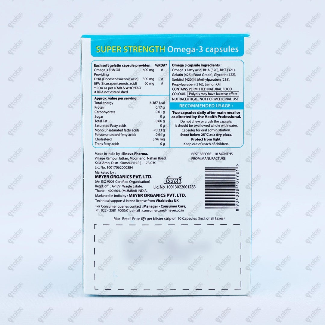 Ultra Omega-3 Capsule 10's