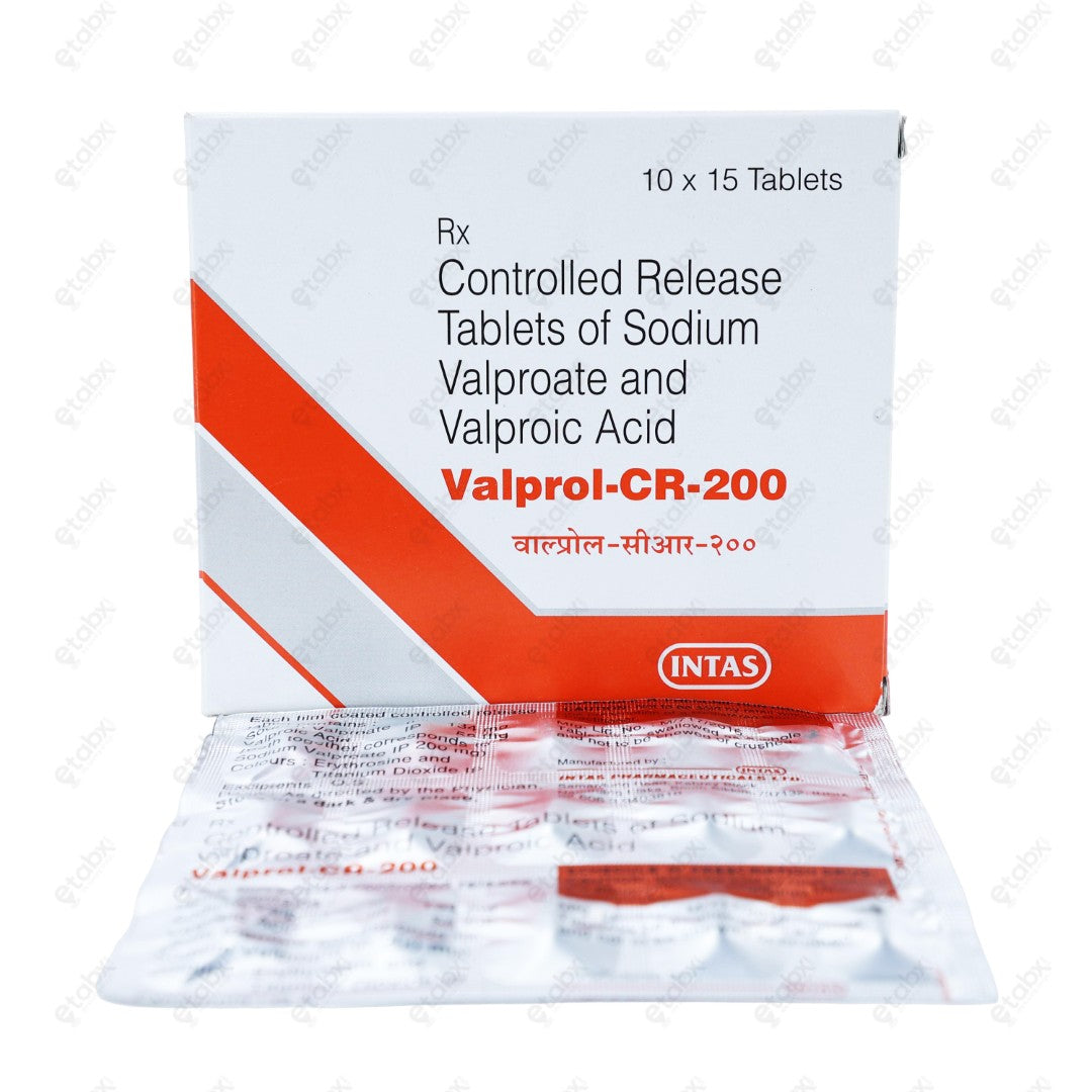 Valprol CR 200mg Tablets 15's