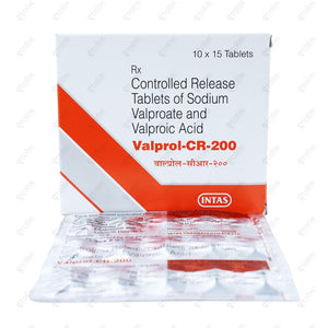 Valprol CR 200mg Tablets 15's