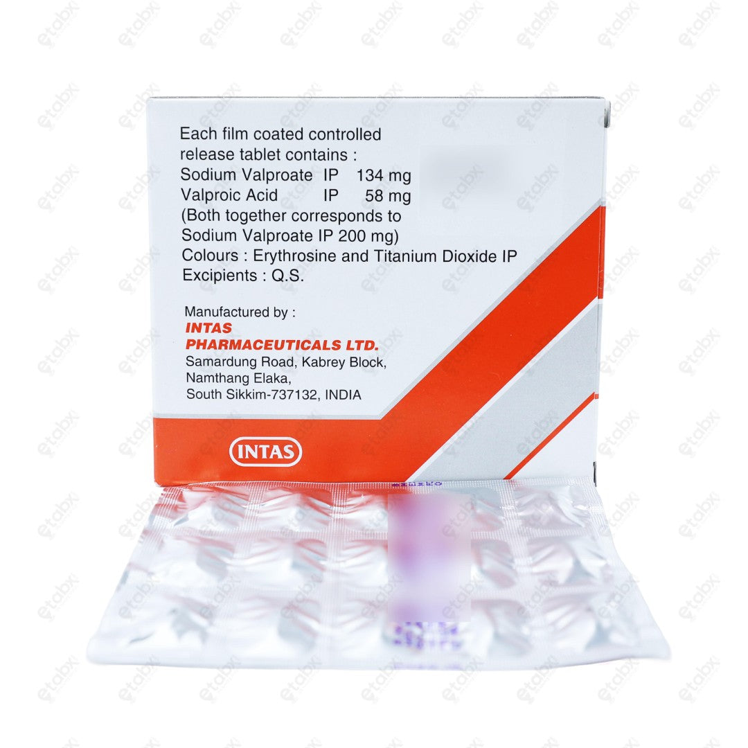 Valprol CR 200mg Tablets 15's