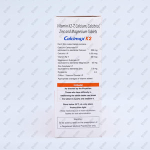 Calcimax K2 Tablet 15's