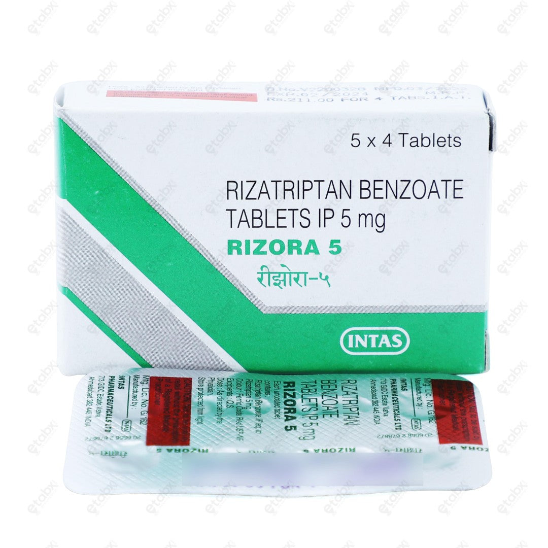 Rizora 5mg Tablet 4's