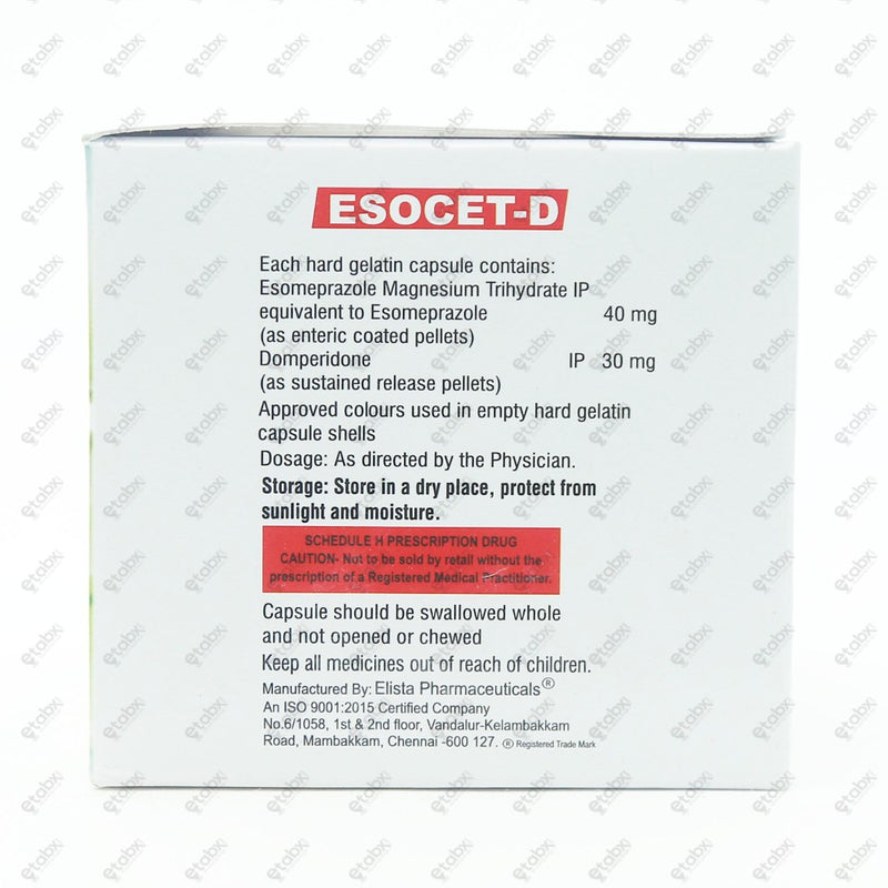 Esocet D Capsule 10's