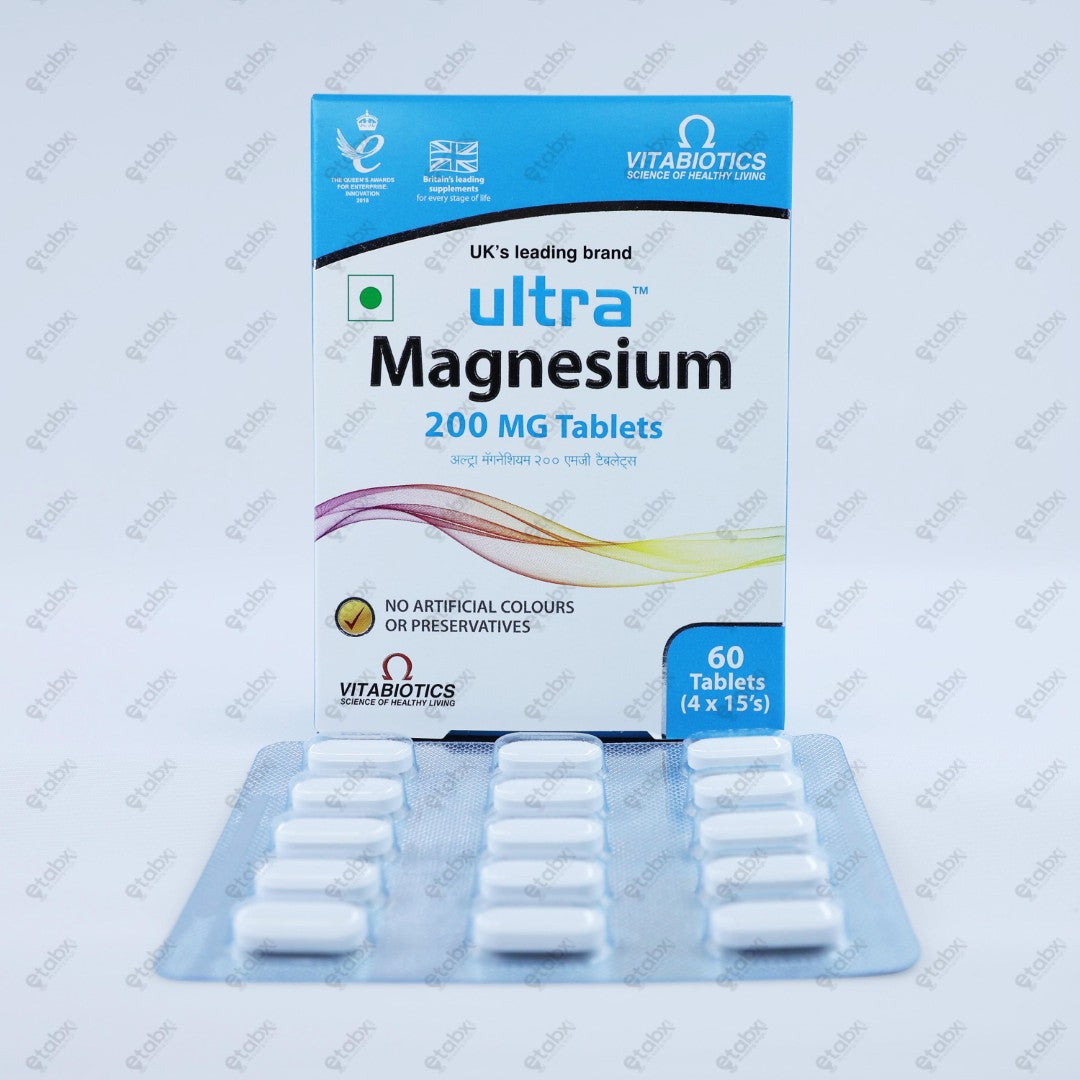Ultra Magnesium 200mg Tablet 15's