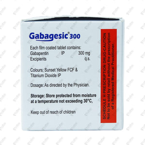 Gabagesic 300mg Tablet 10's