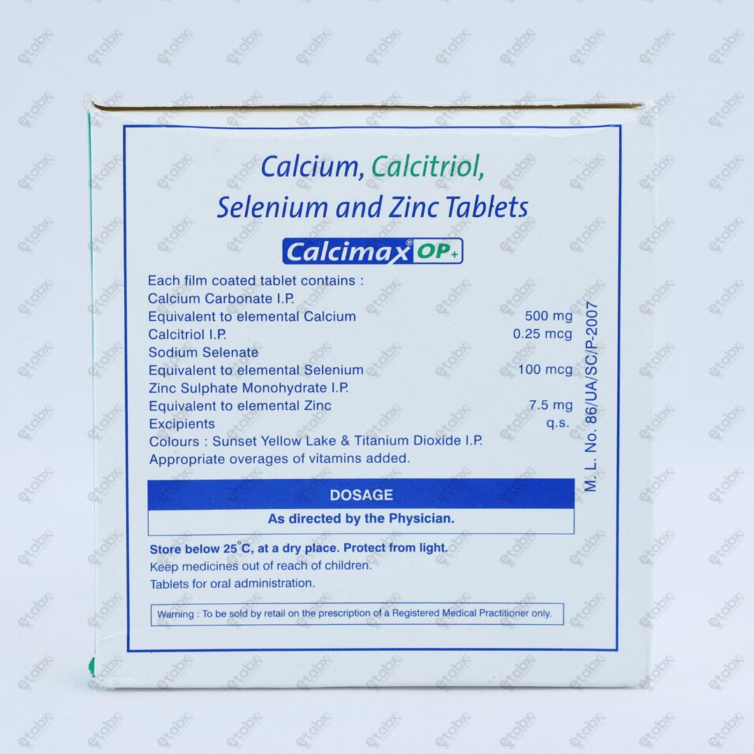 Calcimax OP+ Tablets 15's