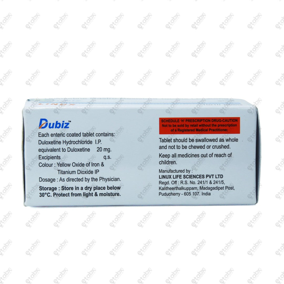 Dubiz Tablets 10's