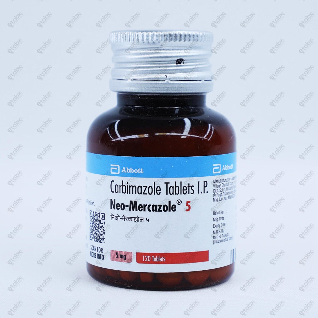 Neo Mercazole 5mg Tablet 120's