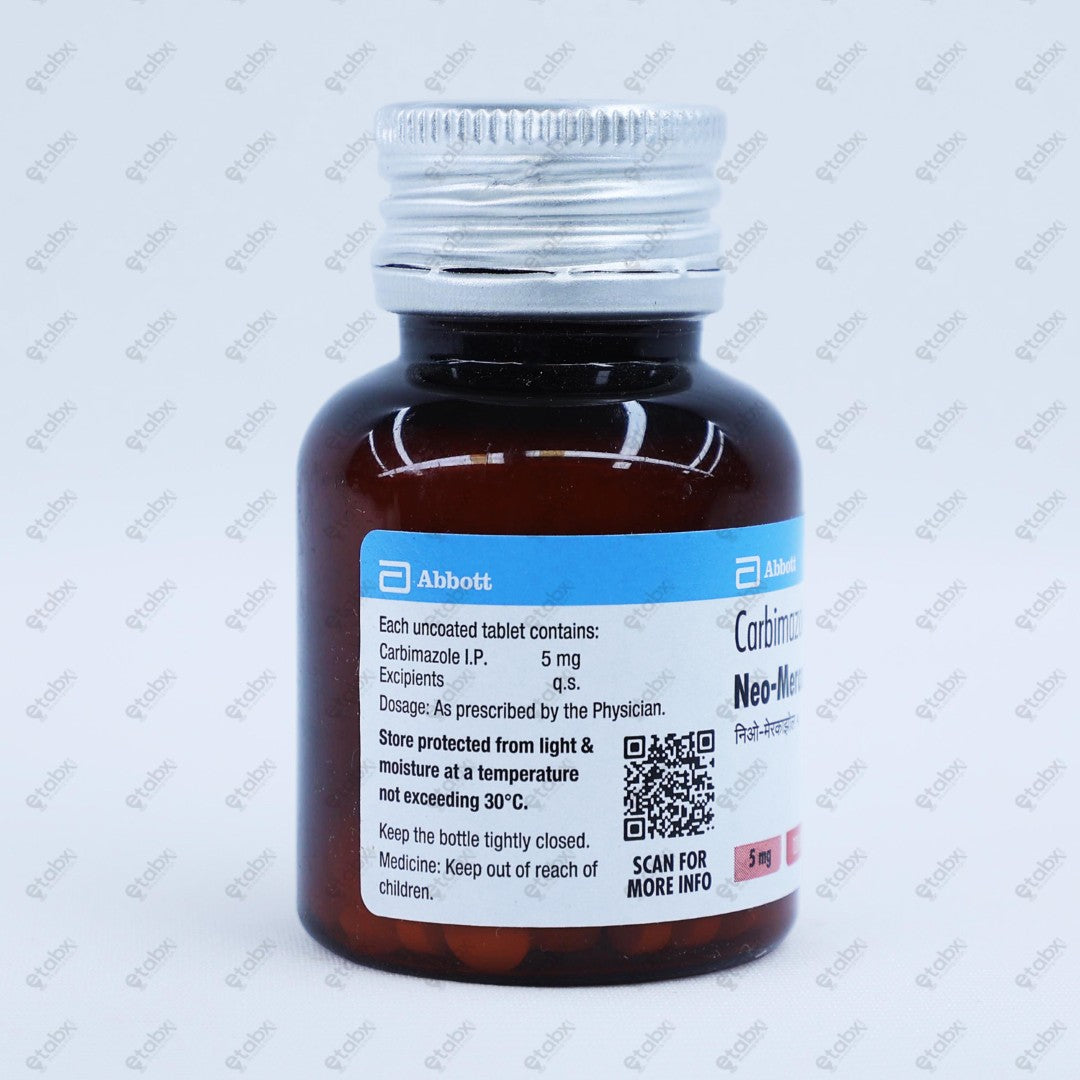 Neo Mercazole 5mg Tablet 120's